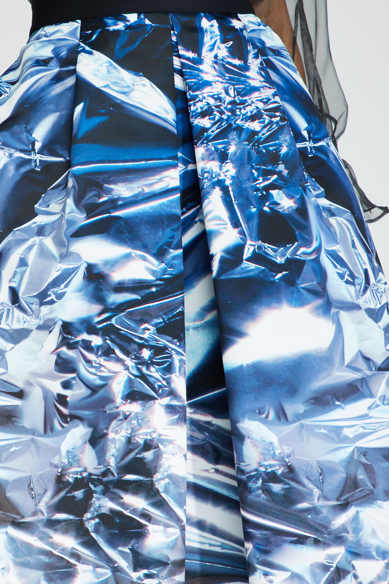 Lublu Kira Plastinina Blue printed skirt Blue
