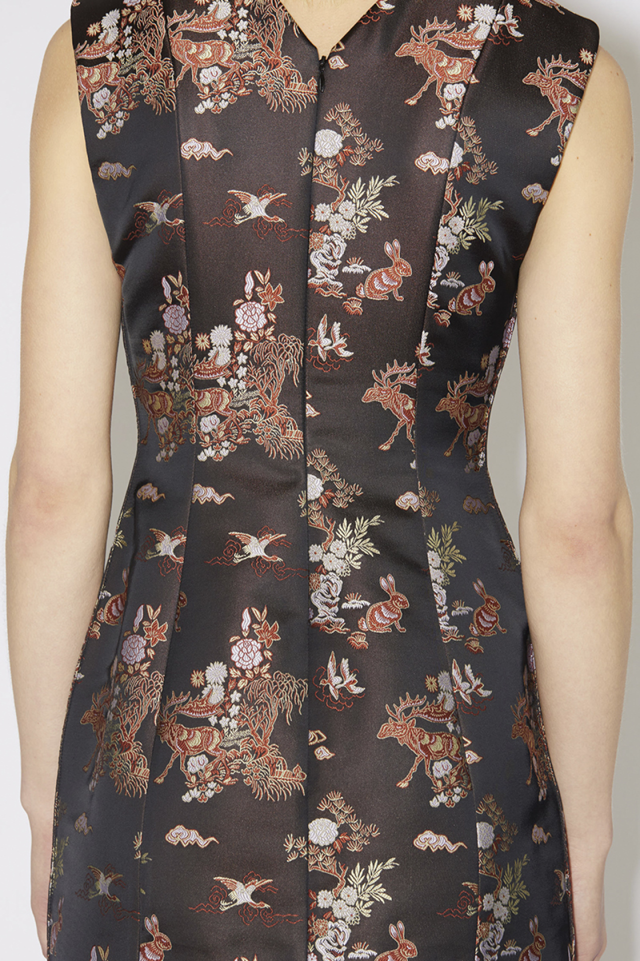 Acne Studios Black sleeveless mini dress Black