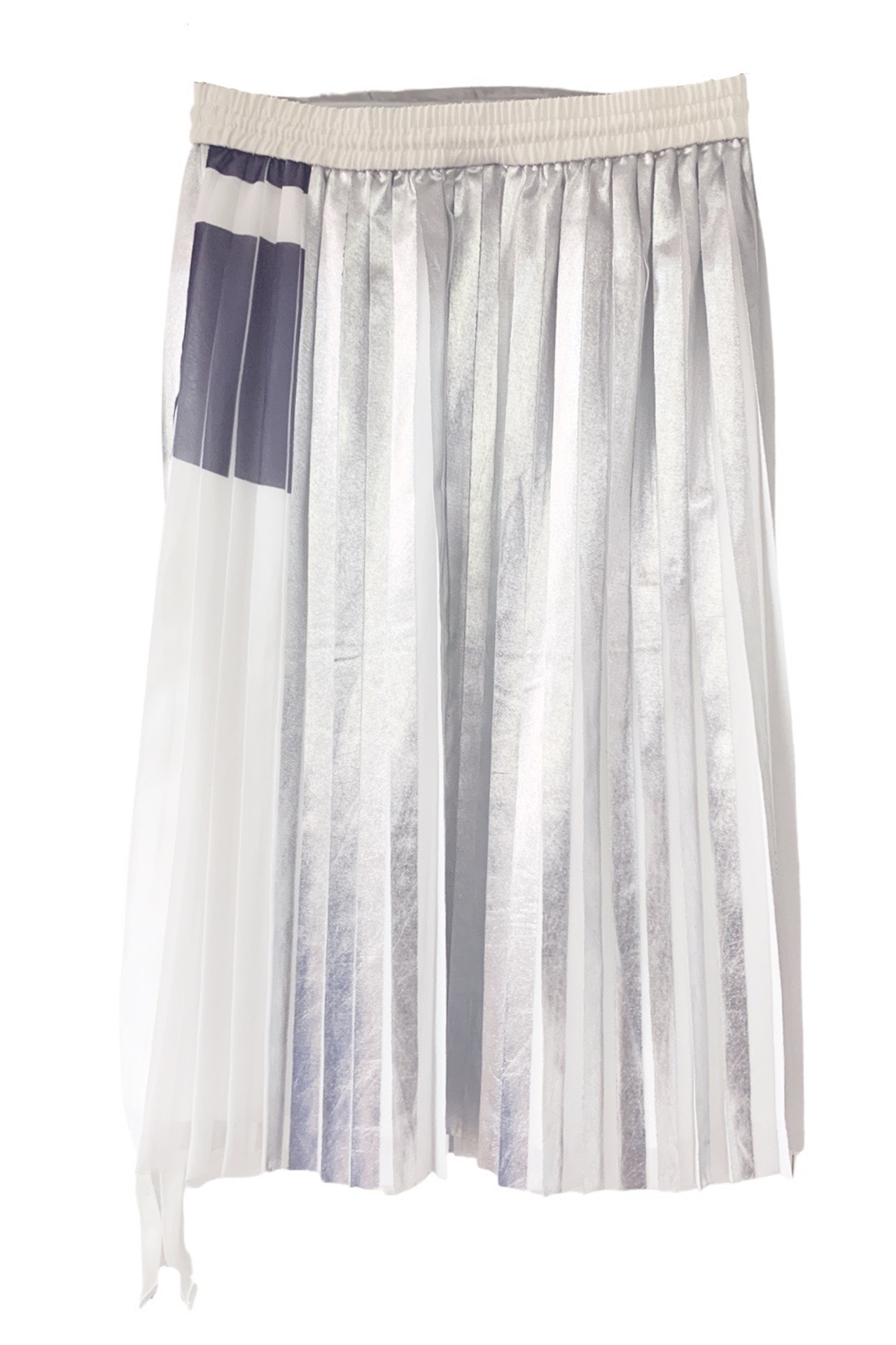 Public School White pleated skirt White