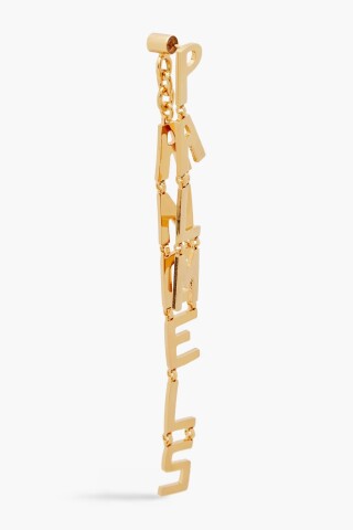Palm Angels Gold set of three gold-tone earrings Gold