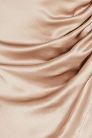 NICHOLAS Beige Eliana silk-satin mini dress Beige